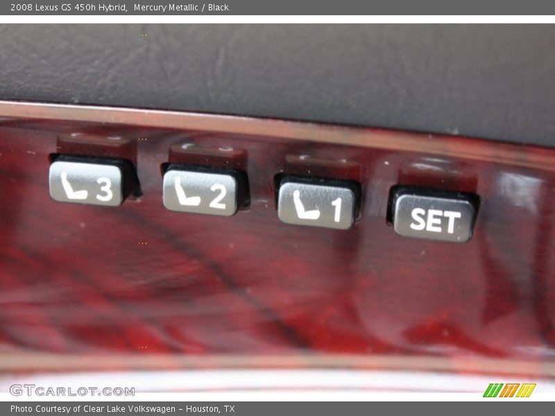 Mercury Metallic / Black 2008 Lexus GS 450h Hybrid