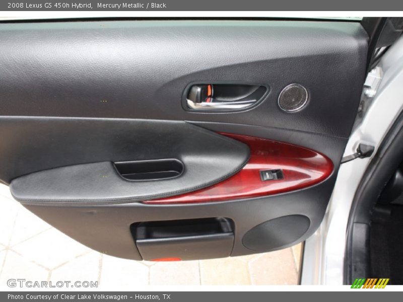 Mercury Metallic / Black 2008 Lexus GS 450h Hybrid
