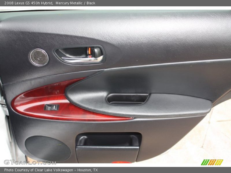 Mercury Metallic / Black 2008 Lexus GS 450h Hybrid