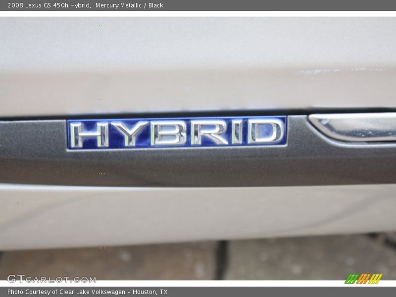 Mercury Metallic / Black 2008 Lexus GS 450h Hybrid