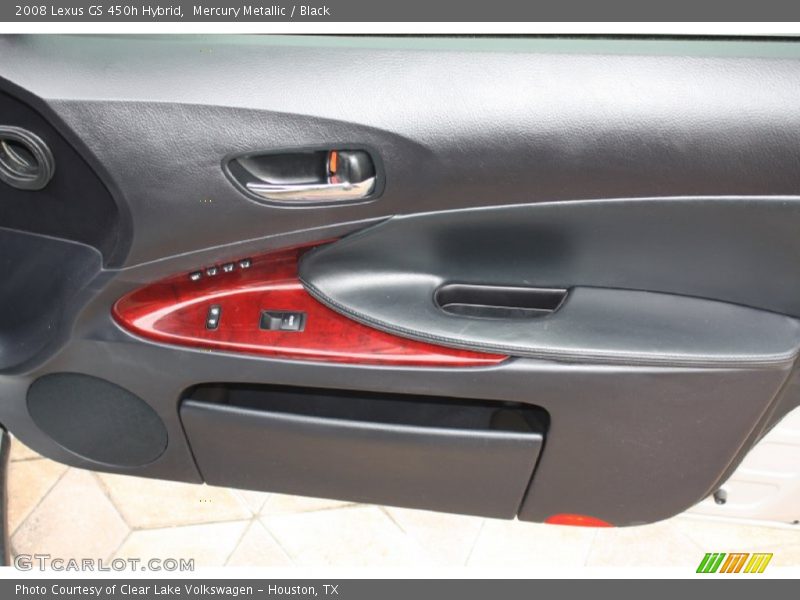 Mercury Metallic / Black 2008 Lexus GS 450h Hybrid