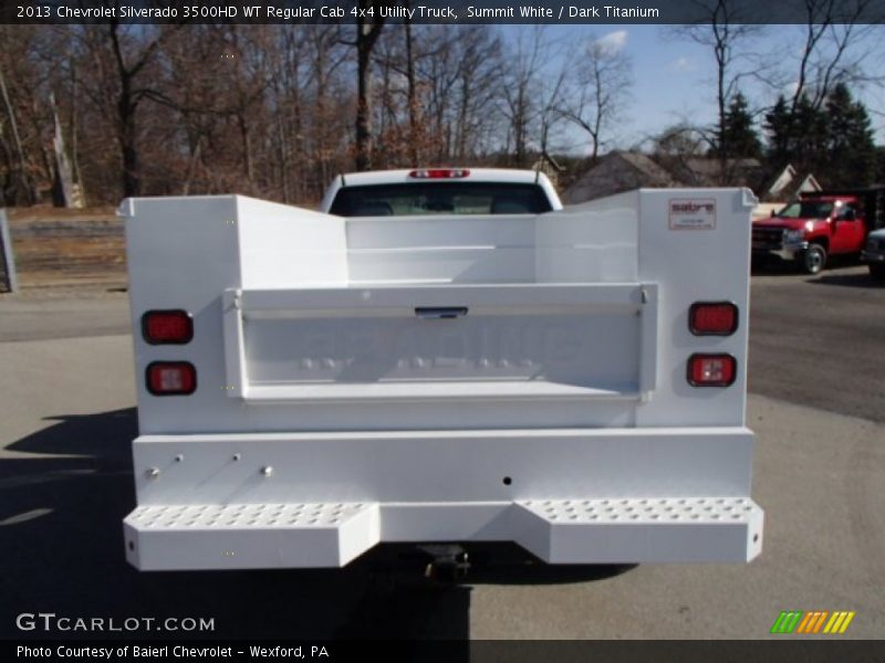 Summit White / Dark Titanium 2013 Chevrolet Silverado 3500HD WT Regular Cab 4x4 Utility Truck