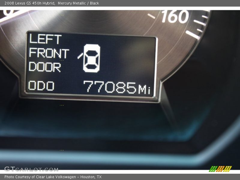Mercury Metallic / Black 2008 Lexus GS 450h Hybrid