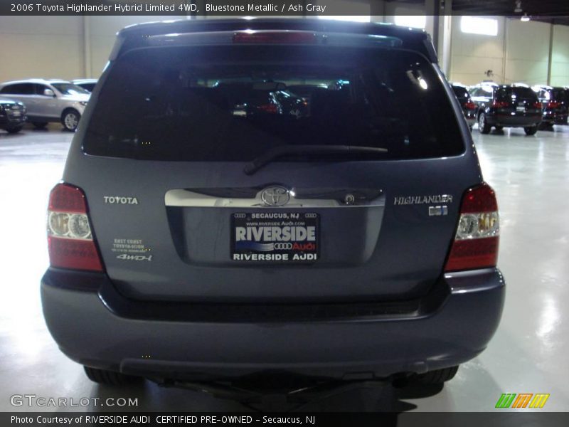 Bluestone Metallic / Ash Gray 2006 Toyota Highlander Hybrid Limited 4WD