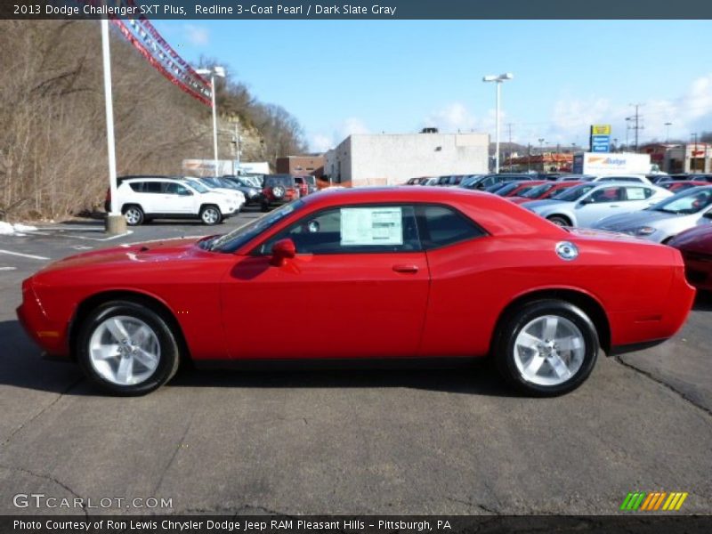 Redline 3-Coat Pearl / Dark Slate Gray 2013 Dodge Challenger SXT Plus