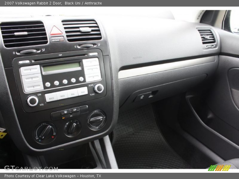Black Uni / Anthracite 2007 Volkswagen Rabbit 2 Door