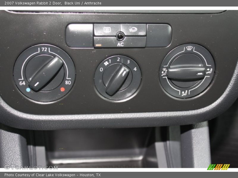 Black Uni / Anthracite 2007 Volkswagen Rabbit 2 Door