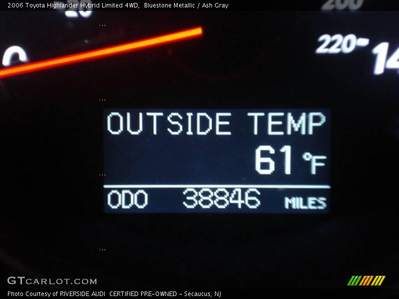 Bluestone Metallic / Ash Gray 2006 Toyota Highlander Hybrid Limited 4WD