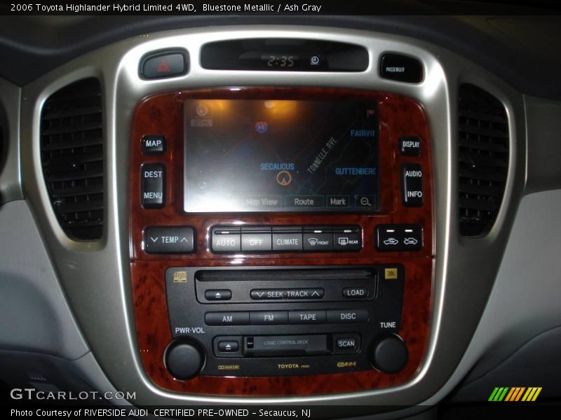 Bluestone Metallic / Ash Gray 2006 Toyota Highlander Hybrid Limited 4WD