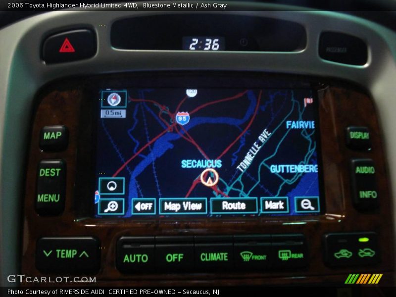 Bluestone Metallic / Ash Gray 2006 Toyota Highlander Hybrid Limited 4WD