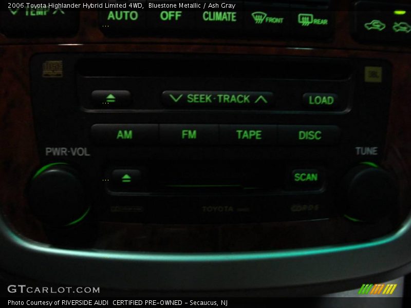 Bluestone Metallic / Ash Gray 2006 Toyota Highlander Hybrid Limited 4WD