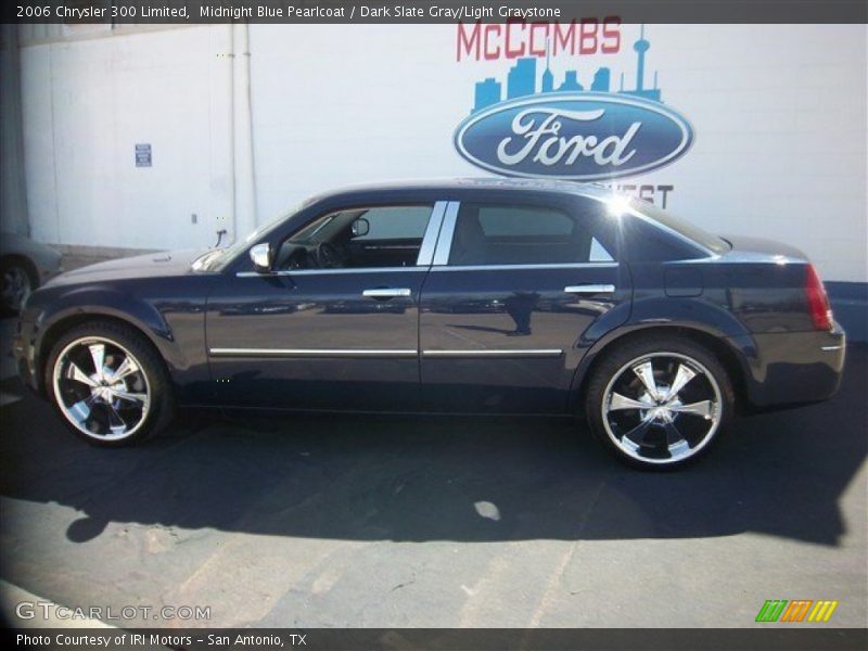 Midnight Blue Pearlcoat / Dark Slate Gray/Light Graystone 2006 Chrysler 300 Limited