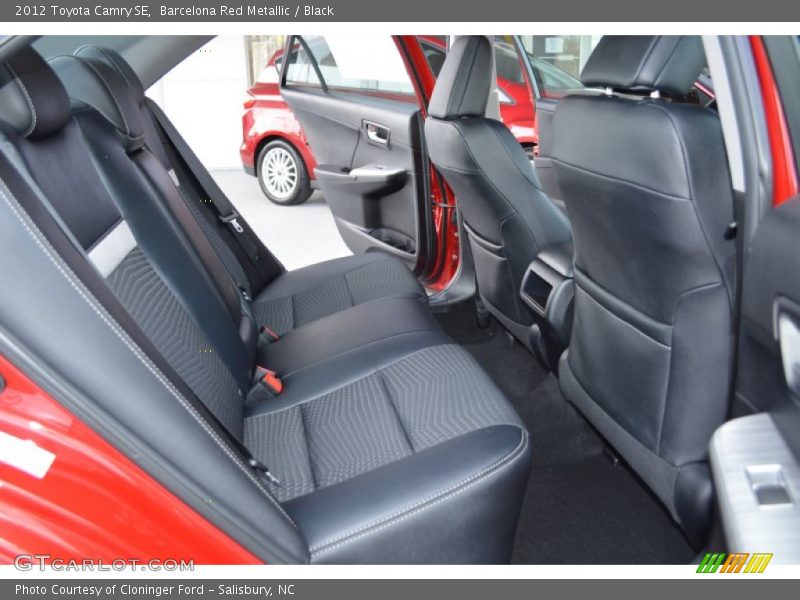 Barcelona Red Metallic / Black 2012 Toyota Camry SE