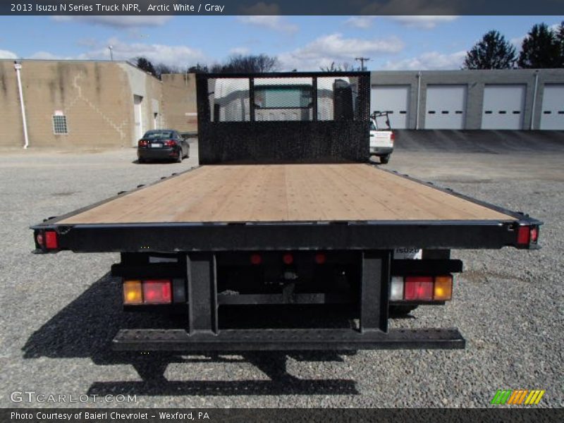 Arctic White / Gray 2013 Isuzu N Series Truck NPR