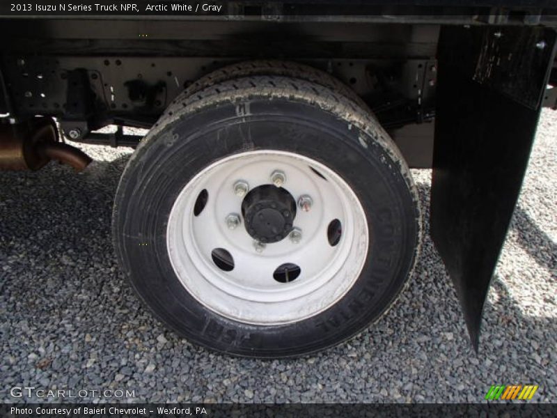 Arctic White / Gray 2013 Isuzu N Series Truck NPR