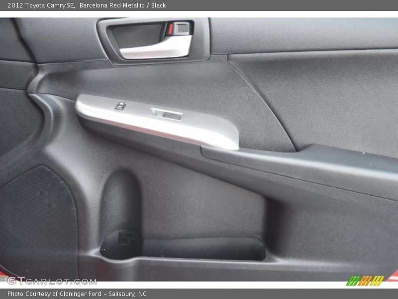 Barcelona Red Metallic / Black 2012 Toyota Camry SE