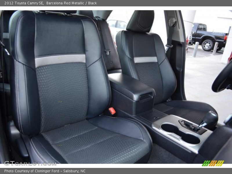 Barcelona Red Metallic / Black 2012 Toyota Camry SE