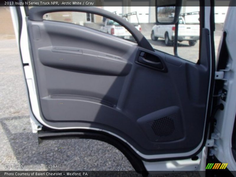Arctic White / Gray 2013 Isuzu N Series Truck NPR