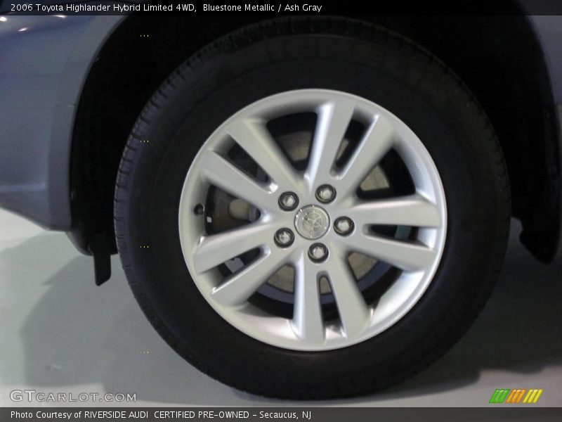 Bluestone Metallic / Ash Gray 2006 Toyota Highlander Hybrid Limited 4WD