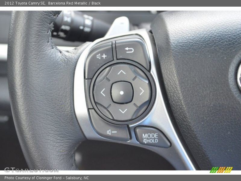 Barcelona Red Metallic / Black 2012 Toyota Camry SE