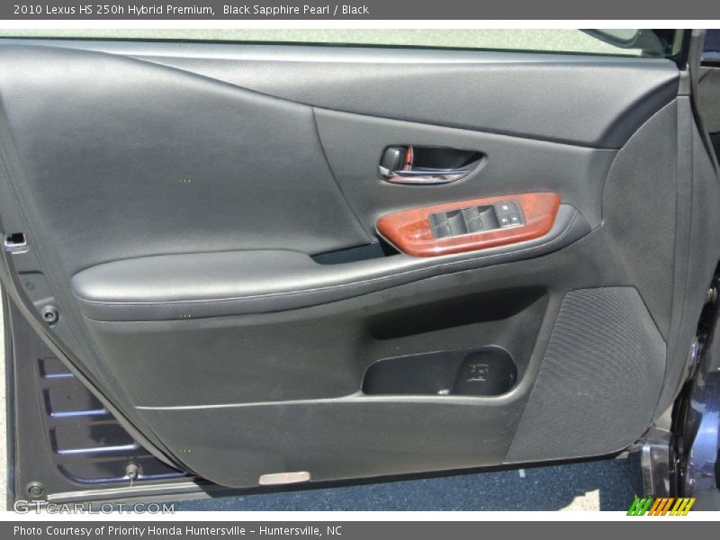 Black Sapphire Pearl / Black 2010 Lexus HS 250h Hybrid Premium