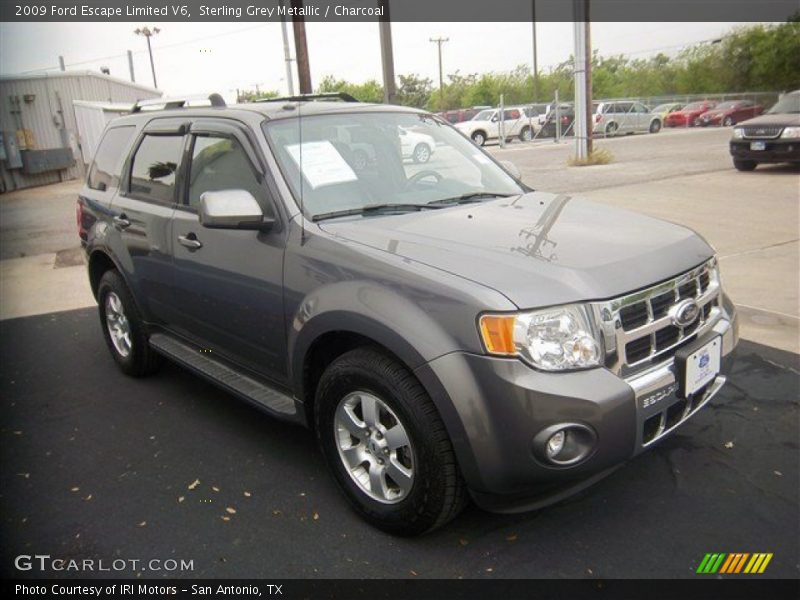 Sterling Grey Metallic / Charcoal 2009 Ford Escape Limited V6