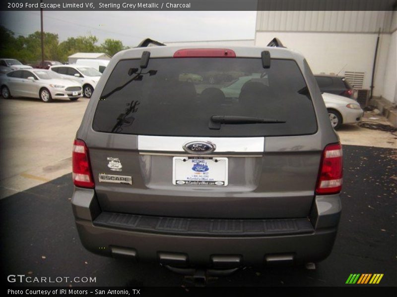 Sterling Grey Metallic / Charcoal 2009 Ford Escape Limited V6