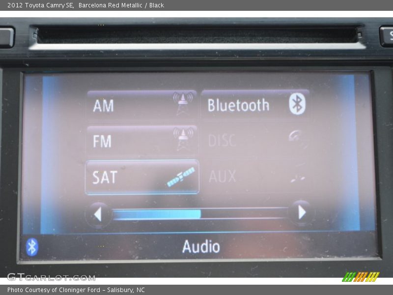 Barcelona Red Metallic / Black 2012 Toyota Camry SE