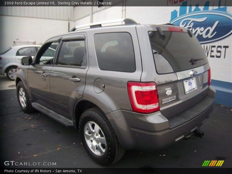 Sterling Grey Metallic / Charcoal 2009 Ford Escape Limited V6
