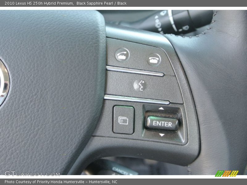 Black Sapphire Pearl / Black 2010 Lexus HS 250h Hybrid Premium