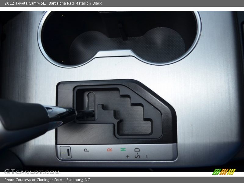 Barcelona Red Metallic / Black 2012 Toyota Camry SE