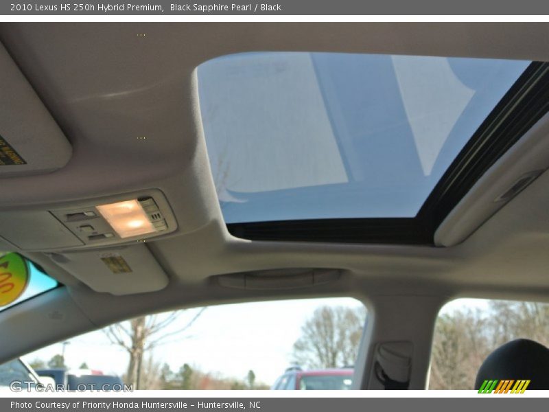 Black Sapphire Pearl / Black 2010 Lexus HS 250h Hybrid Premium