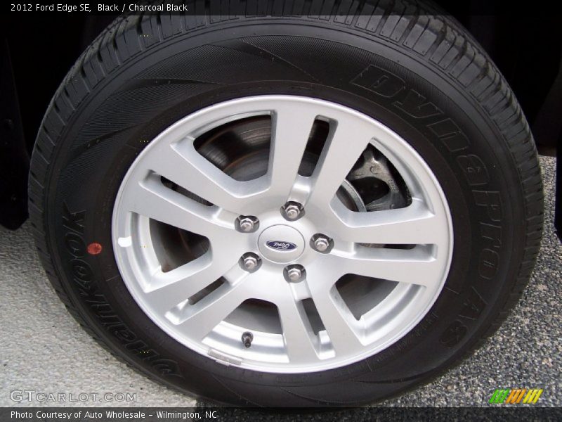 Black / Charcoal Black 2012 Ford Edge SE
