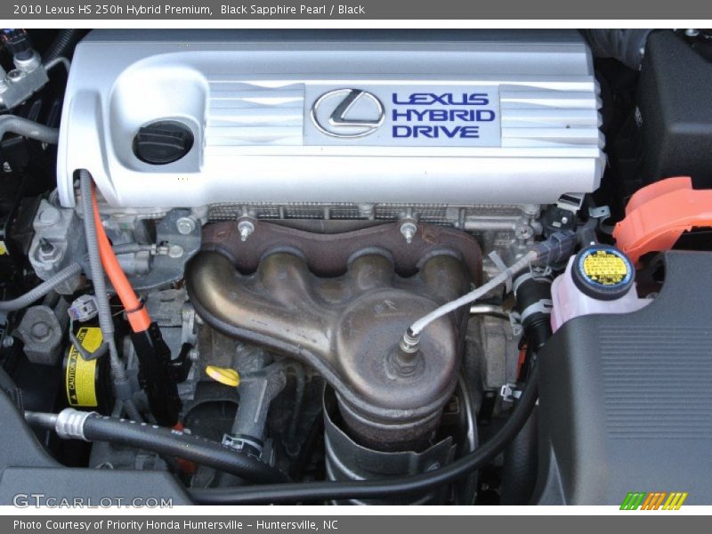 Black Sapphire Pearl / Black 2010 Lexus HS 250h Hybrid Premium