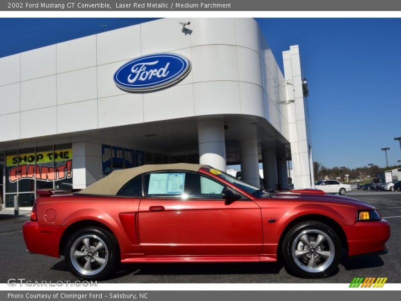  2002 Mustang GT Convertible Laser Red Metallic