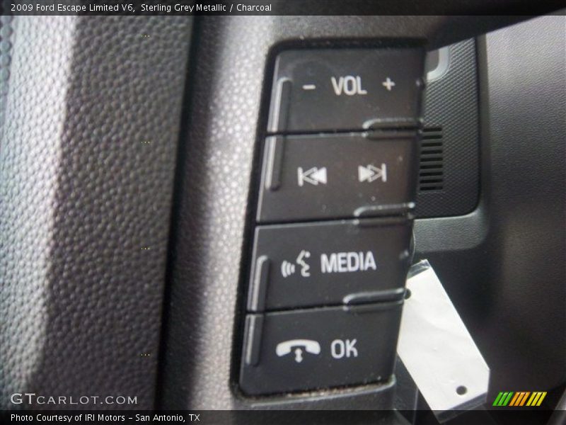 Sterling Grey Metallic / Charcoal 2009 Ford Escape Limited V6