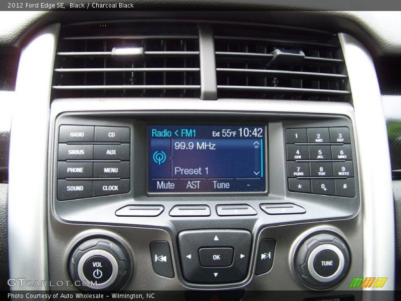 Black / Charcoal Black 2012 Ford Edge SE