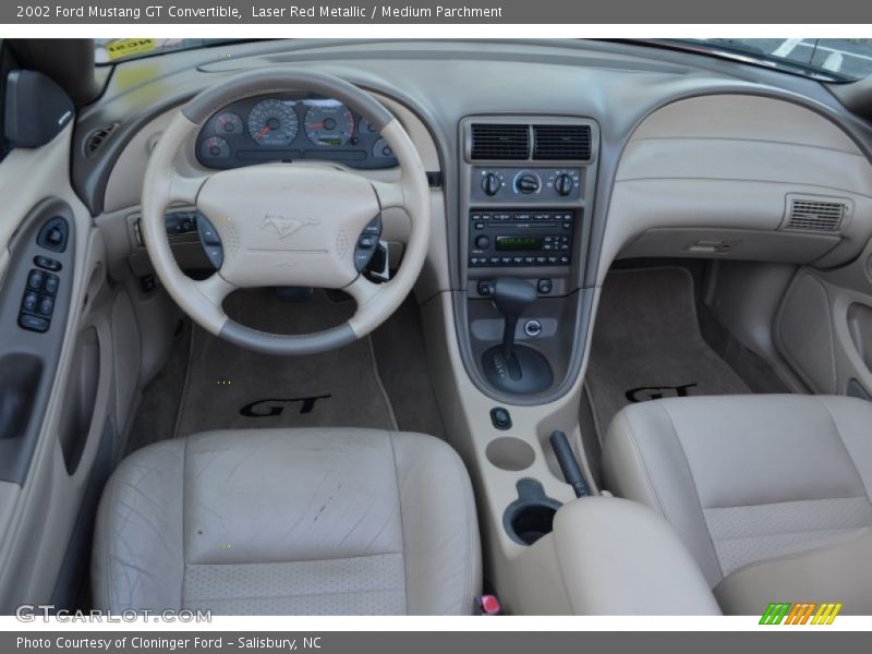 Dashboard of 2002 Mustang GT Convertible