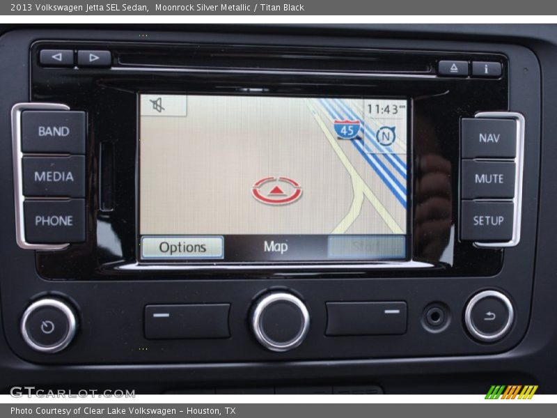 Navigation of 2013 Jetta SEL Sedan