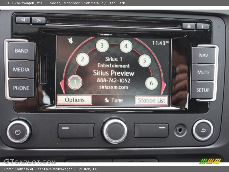 Controls of 2013 Jetta SEL Sedan