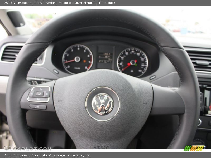 Moonrock Silver Metallic / Titan Black 2013 Volkswagen Jetta SEL Sedan