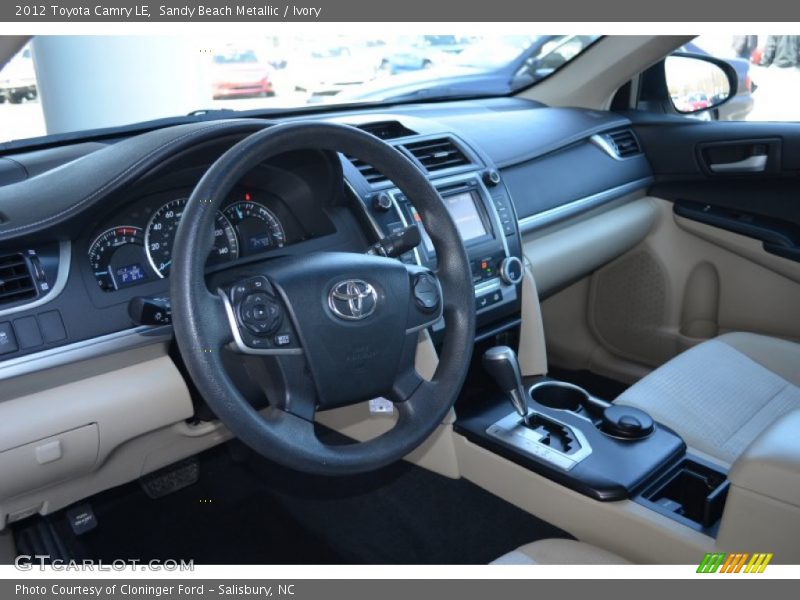 Sandy Beach Metallic / Ivory 2012 Toyota Camry LE