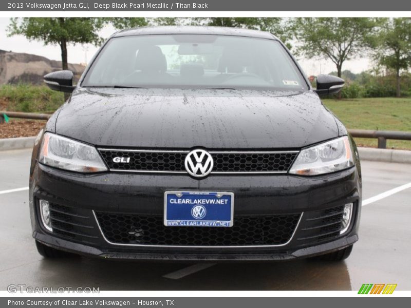 Deep Black Pearl Metallic / Titan Black 2013 Volkswagen Jetta GLI