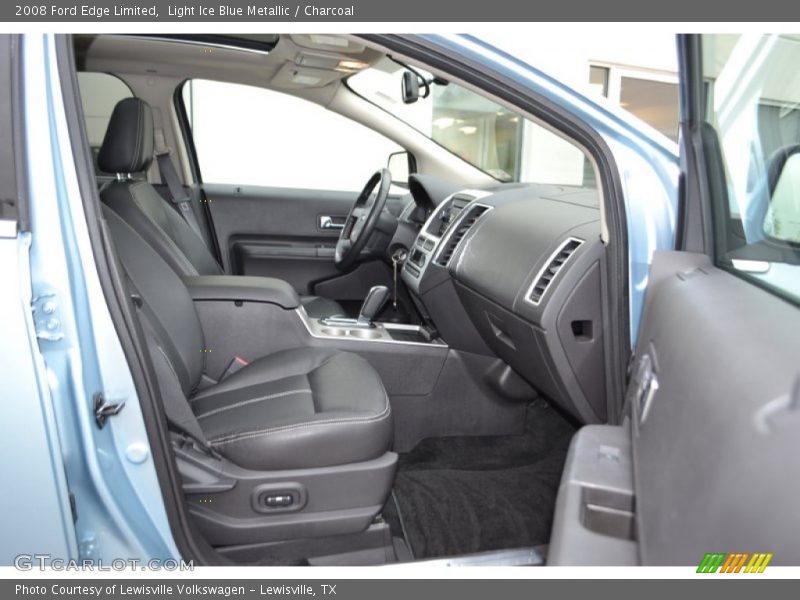 Light Ice Blue Metallic / Charcoal 2008 Ford Edge Limited