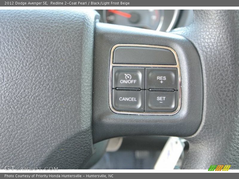 Redline 2-Coat Pearl / Black/Light Frost Beige 2012 Dodge Avenger SE