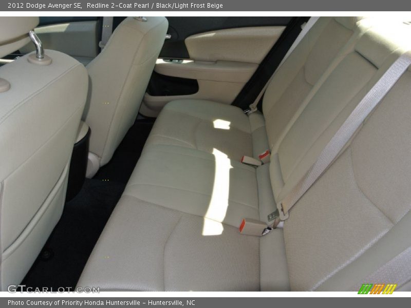 Redline 2-Coat Pearl / Black/Light Frost Beige 2012 Dodge Avenger SE