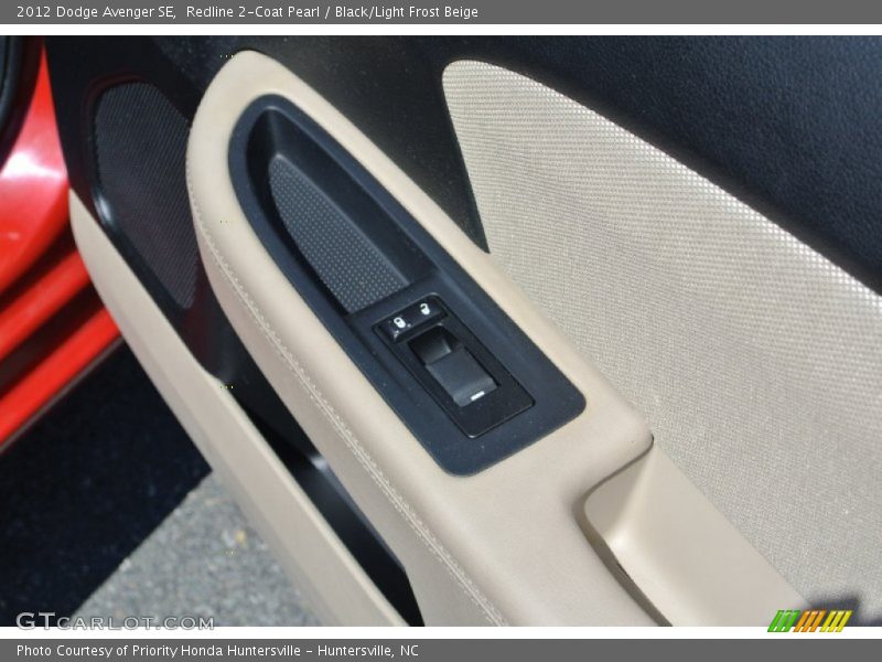 Redline 2-Coat Pearl / Black/Light Frost Beige 2012 Dodge Avenger SE