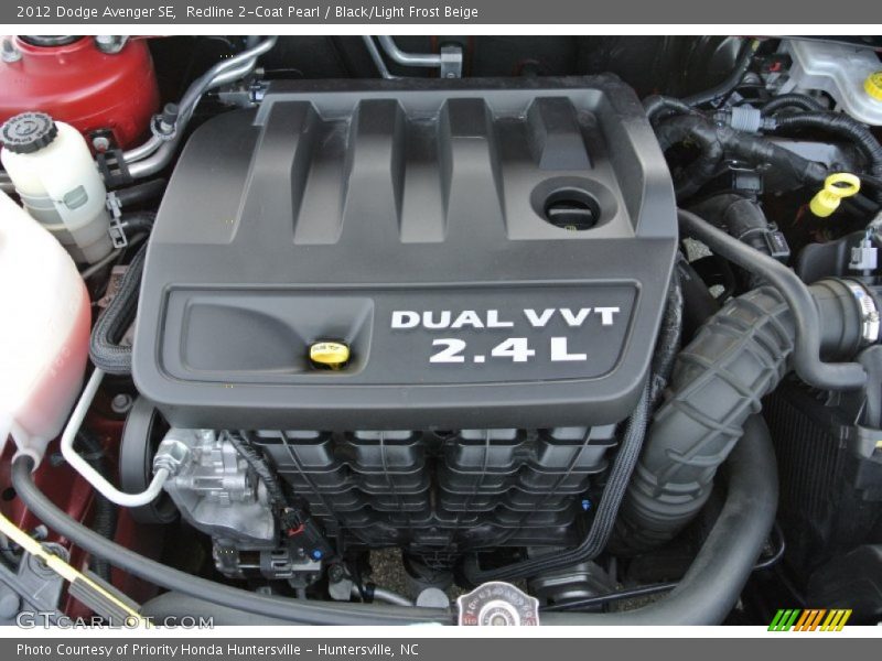 Redline 2-Coat Pearl / Black/Light Frost Beige 2012 Dodge Avenger SE