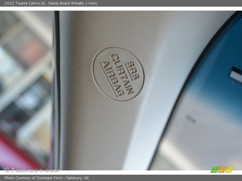 Sandy Beach Metallic / Ivory 2012 Toyota Camry LE
