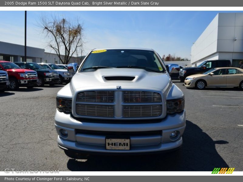 Bright Silver Metallic / Dark Slate Gray 2005 Dodge Ram 1500 SLT Daytona Quad Cab